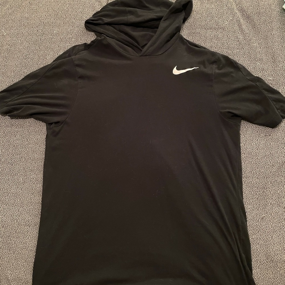 Short Sleeve Nike Hooded Shirt